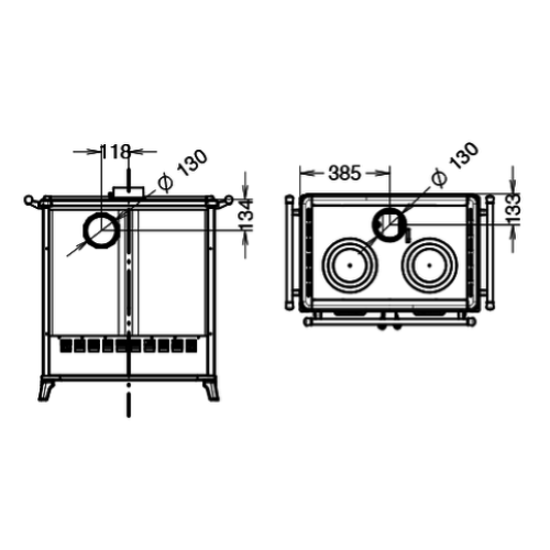 CUCINA A LEGNA KLARETTA EVO 6