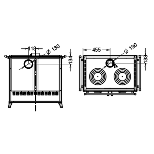 CUCINA A LEGNA KLARA EVO 6
