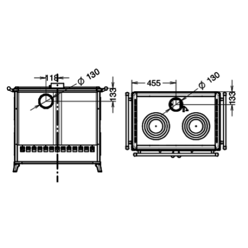 CUCINA A LEGNA VIOLA EVO 6