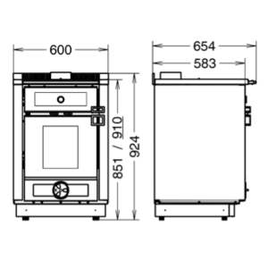CUCINA A LEGNA AURORA 60