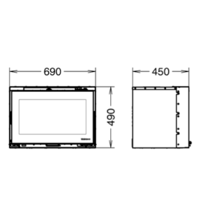 INSERTO A LEGNA SKYLINE EVO 6 490