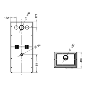 STUFA CAMINO TRILOGIE EVO 6 - 10,6 KW