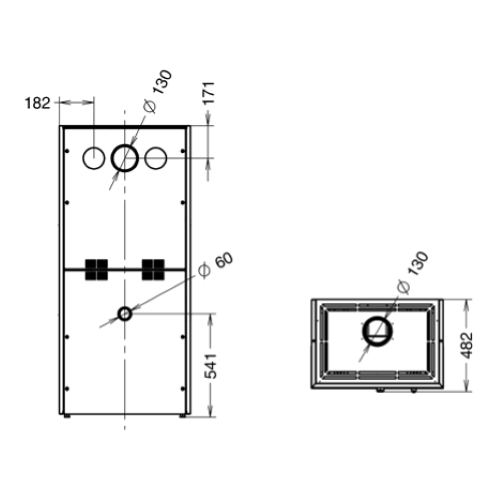 STUFA CAMINO TRILOGIE EVO 6 - 10,6 KW