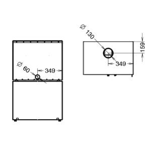 STUFA CAMINO A LEGNA MOONLIGHT EVO 6