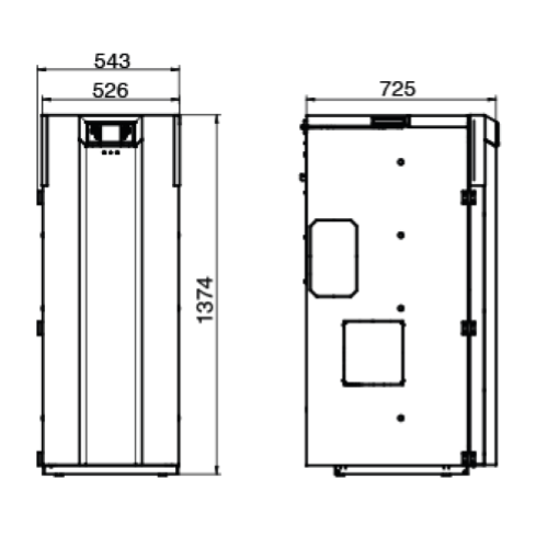 CALDAIA A PELLET COMPACT S17 GT 5