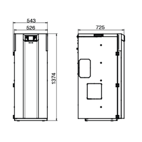 CALDAIA A PELLET COMPACT S19 GT 5 