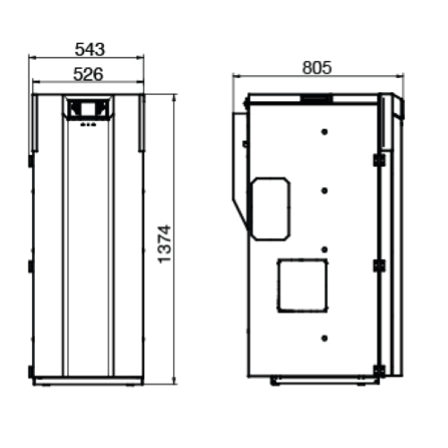 CALDAIA A PELLET COMPACT S23 GT 5