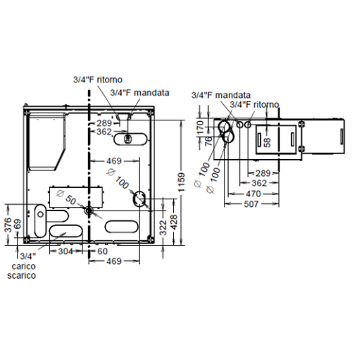 CALDAIA A PELLET COMPACT SLIM S25 5 EVO