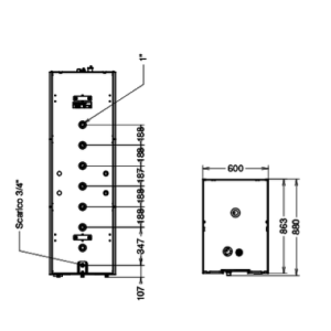 BOLLITORE A STRATIFICAZIONE THERMOCELL 250