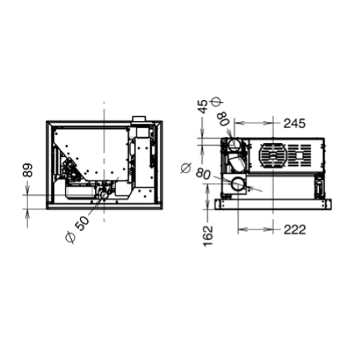 INSERTO A PELLET CANALIZZABILE ESPRIT 490 EVO 6
