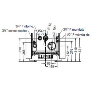 TERMOSTUFA A PELLET MOMA IDRA 14 KW