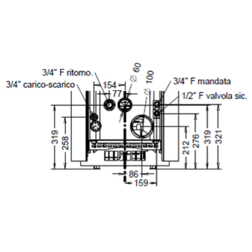 TERMOSTUFA A PELLET MOMA IDRA 18 KW EVO5