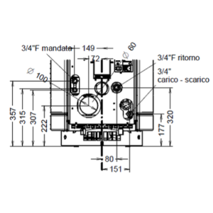 TERMOSTUFA A PELLET MOMA IDRA 29 KW EVO