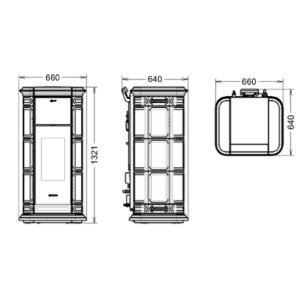 TERMOSTUFA A PELLET SAINT MORITZ SUPREME IDRA 24 KW
