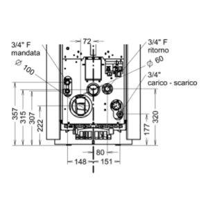 TERMOSTUFA A PELLET SAINT MORITZ SUPREME IDRA 24 KW