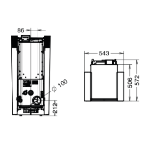 TERMOSTUFA A PELLET CREO IDRA 14 KW