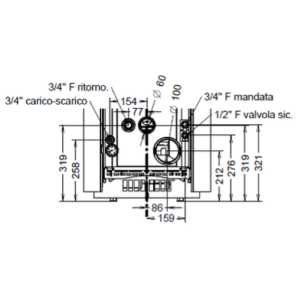 TERMOSTUFA A PELLET LIENZ IDRA 21 KW EVO5
