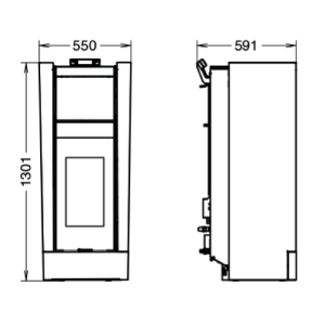 TERMOSTUFA A PELLET CREO IDRA 29 KW EVO
