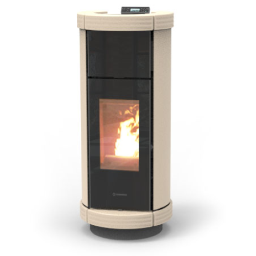 TERMOSTUFA A PELLET DORICA IDRA METALCOLOR 29 KW EVO