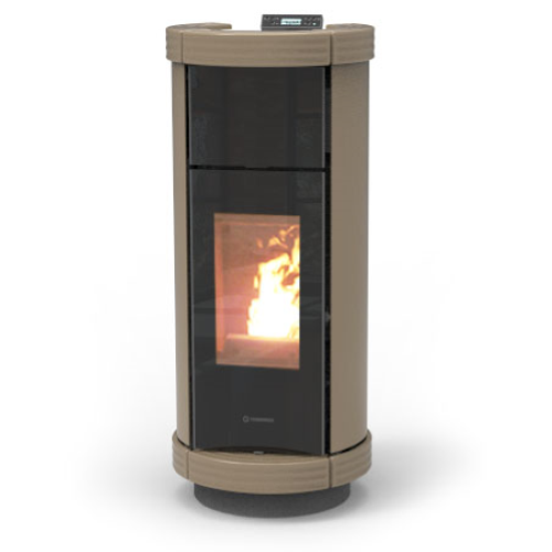 TERMOSTUFA A PELLET DORICA IDRA METALCOLOR 29 KW EVO