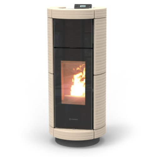 TERMOSTUFA A PELLET DORICA IDRA MAIOLICA 29 KW EVO