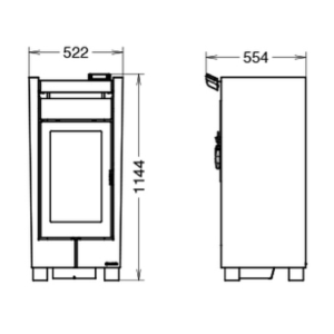 STUFA A PELLET MOOD PLUS EVO - 10 KW
