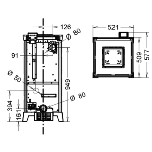 STUFA A PELLET KOKKOLA EVO PLUS - 10 KW