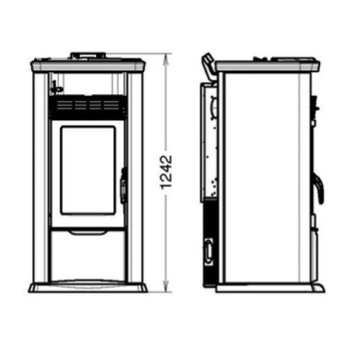STUFA A PELLET 7000 EVO6 EASY PLUS