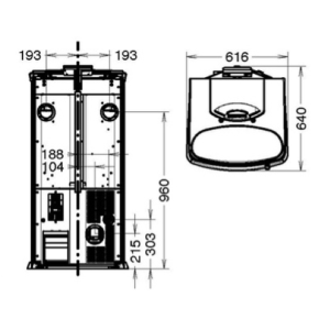 STUFA A PELLET 7000 EVO6 EASY PLUS