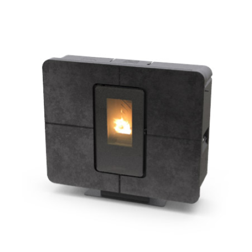 STUFA A PELLET SLIM QUADRO 11 EVO6 GRES PLUS - 10,3 KW
