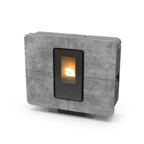 STUFA A PELLET SLIM QUADRO 11 EVO6 GRES PLUS