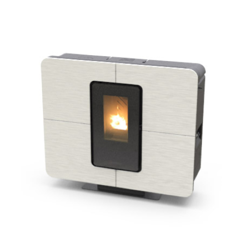 STUFA A PELLET SLIM QUADRO 11 EVO6 GRES PLUS - 10,3 KW