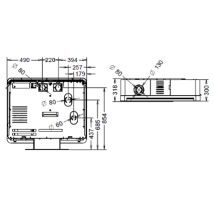 STUFA A PELLET SLIM QUADRO 11 EVO6 GRES PLUS - 10,3 KW