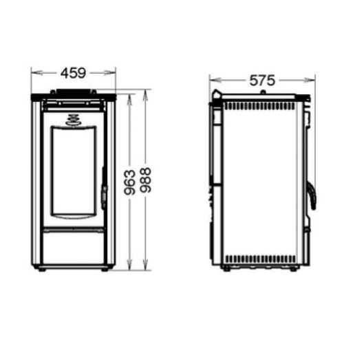 STUFA A PELLET 5000 EASY PLUS