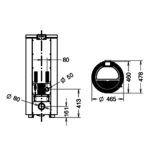 STUFA A PELLET POP 8 EVO AIR - 8,4 KW