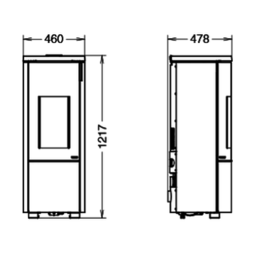 STUFA A PELLET POP 8 EVO AIR