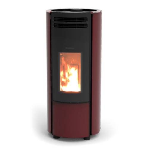 STUFA A PELLET POPSTAR CRISTALLO NATURAL AIR - 9,6 KW