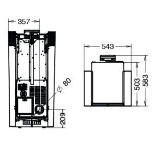 STUFA A PELLET CREO AIR EVO6