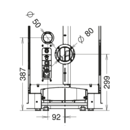 STUFA A PELLET CREO NATURAL AIR EVO6
