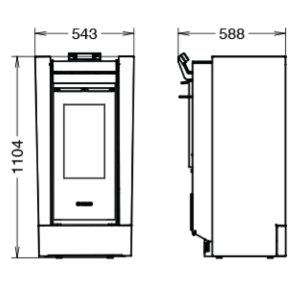 STUFA A PELLET CREO PLUS EVO6