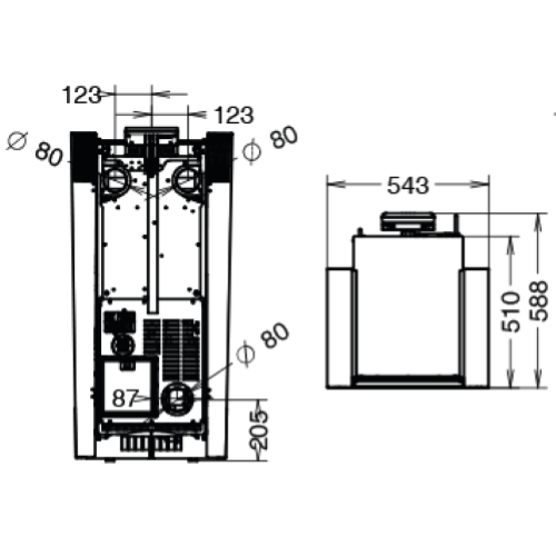 STUFA A PELLET CREO PLUS EVO6