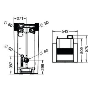 STUFA A PELLET CREO NATURAL PLUS EVO6