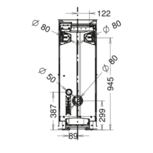 STUFA A PELLET CREO NATURAL PLUS EVO6