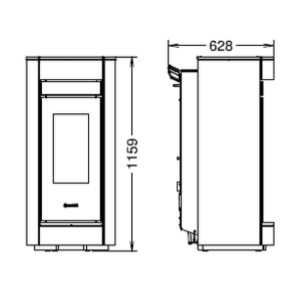 STUFA A PELLET MOMA NATURAL PLUS EVO6