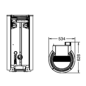 STUFA A PELLET MOMA NATURAL PLUS EVO6