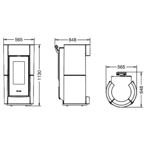 STUFA A PELLET CHIC AIR EVO6