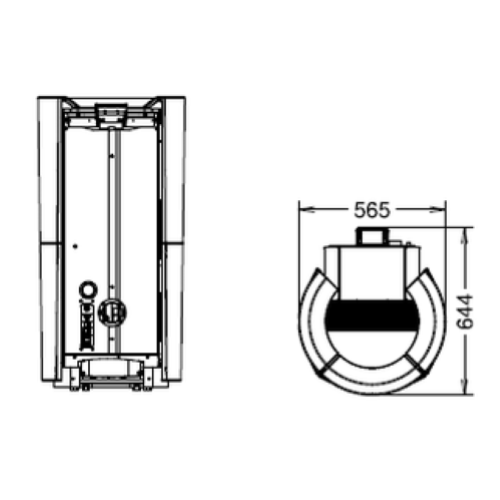 STUFA A PELLET CHIC NATURAL AIR EVO6