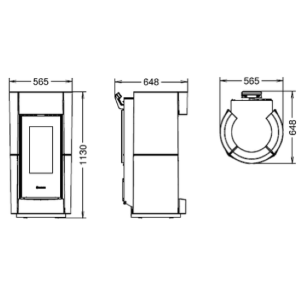 STUFA A PELLET CHIC PLUS EVO6