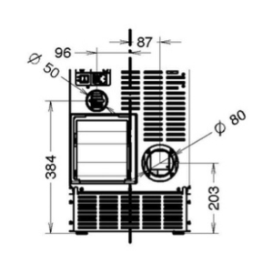 STUFA A PELLET DORICA METALCOLOR AIR EVO6 - 11,3 KW