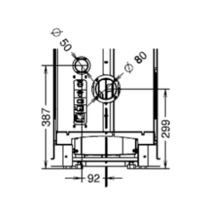 STUFA A PELLET DORICA METALCOLOR NATURAL AIR EVO6